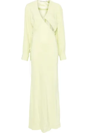 CHRISTOPHER ESBER Cross-cut silk maxi dress