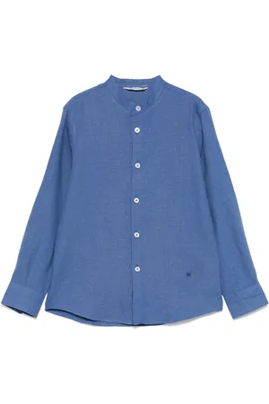 Manuel Ritz Logo-embroidered shirt