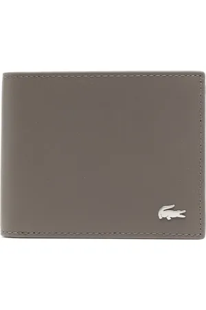 Lacoste Embossed leather bi-fold wallet