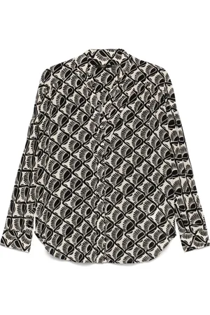 SEVENTY BY SERGIO TEGON Graphic-print blouse