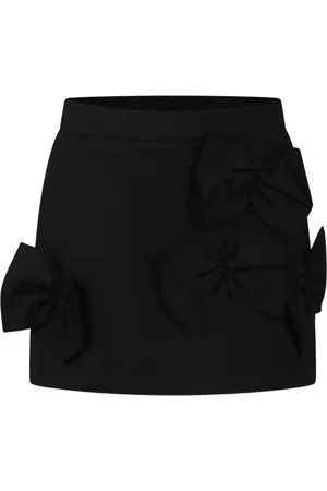 Simonetta Bow-embellished skirt
