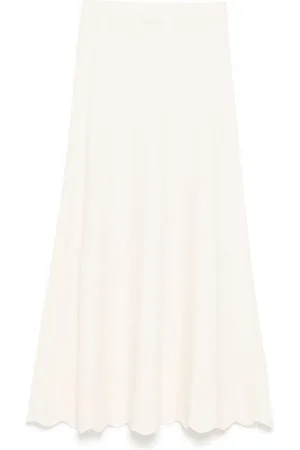 N.PEAL Chevron stitch maxi skirt