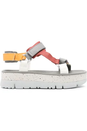 Camper Oruga Up 42mm touch-strap flatform sandals