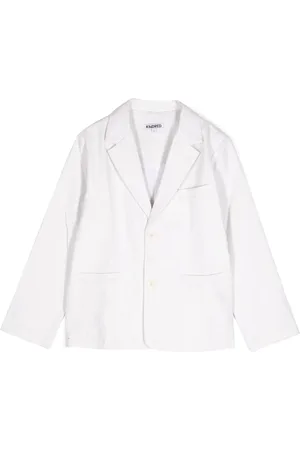 Kindred Single-breasted hemp-linen blend blazer