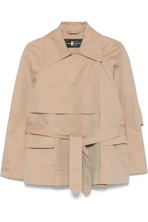 Luisa Cerano Taffeta trench jacket