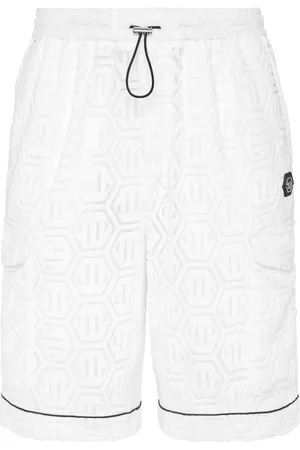 Philipp Plein Monogram-pattern track shorts