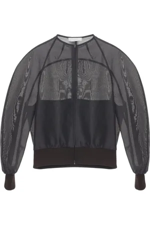 AMOMENTO Mock-neck zip-up jacket
