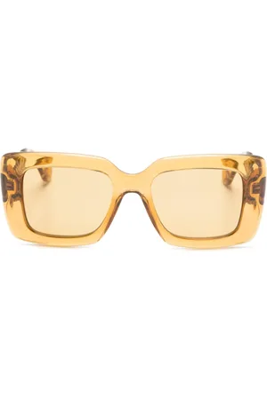 Lanvin Braided-arms rectangle-frame sunglasses