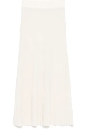 N.PEAL Superfine pleated skirt