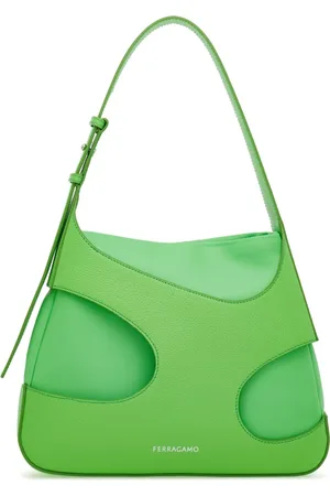 Salvatore Ferragamo Cut-out leather shoulder bag
