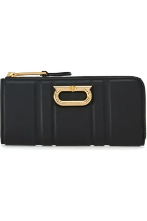 Salvatore Ferragamo Gancini logo-plaque leather wallet