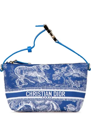 Dior 2022 Small Technical Fabric Toile de Jouy Reverse DiorTravel Nomad Pouch handbag
