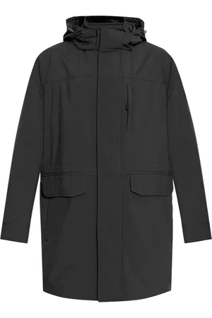 BRIONI Hooded drawstring coat