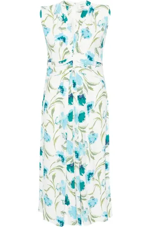 Diane von Furstenberg Floral-print twill dress
