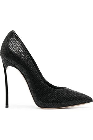 Casadei Blade 120mm sequin-embellished pumps