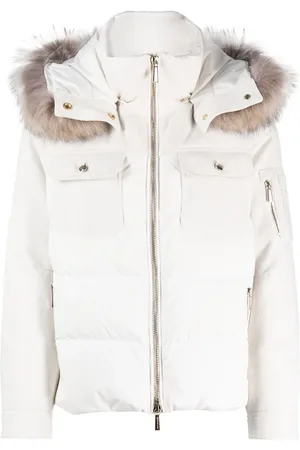 MOORER Detachable-hoodie down jacket