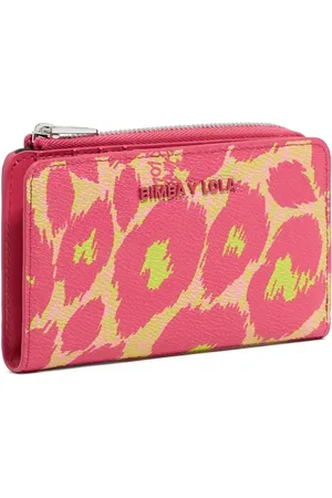 Bimba y Lola Leopard-print zip wallet