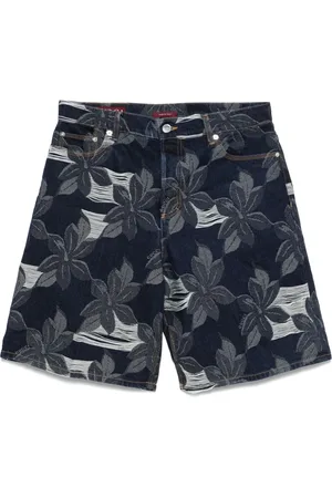 Gucci Jacquard denim shorts