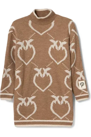 Pinko Intarsia-knit dress