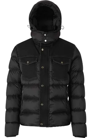 MOORER Quilted bomber jacket