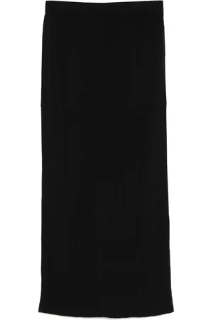 Issey Miyake Hatching Bottoms midi skirt