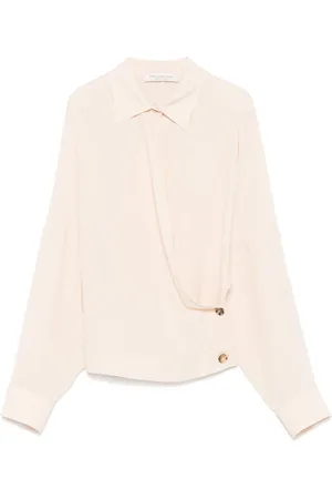 Serafini Wrap-style blouse