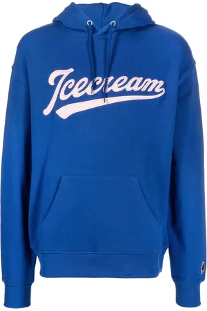ICECREAM Logo embroidery drawstring hoodie