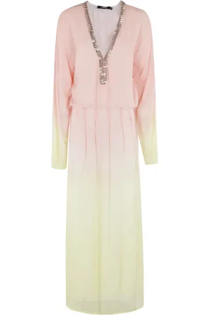 AMEN Gradient-effect maxi dress