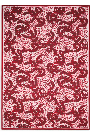 Lanvin Leaf-print scarf