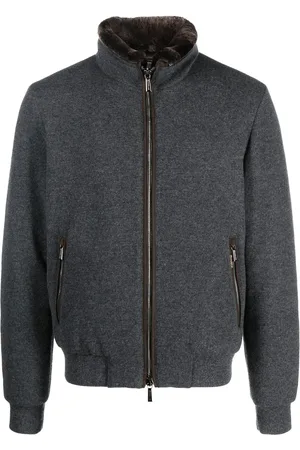 MOORER Quilted wool-cashmere jacket
