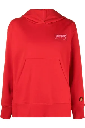 Kenzo Chest logo-print detail hoodie