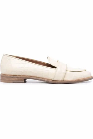 Aquazzura Crocodile-effect loafers