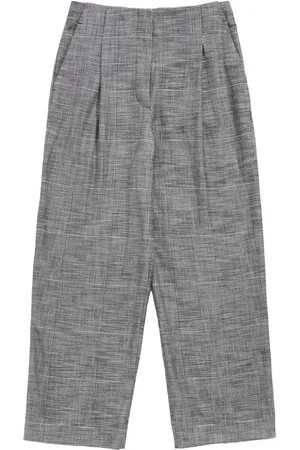 Bimba y Lola Checked pleated trousers