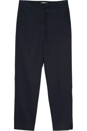 PT Torino Pressed crease stretch-cotton trousers