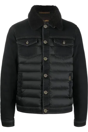MOORER Button-up padded down jacket