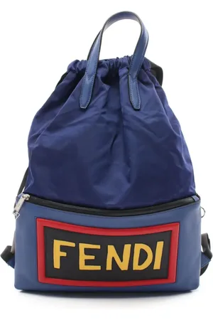 Fendi 2010 logo-appliqué backpack