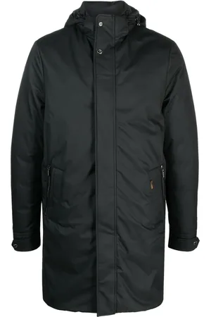 MOORER Vermont detachable-hood down jacket