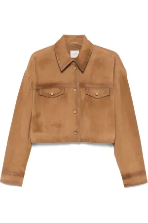 ALYSI Suede shirt jacket