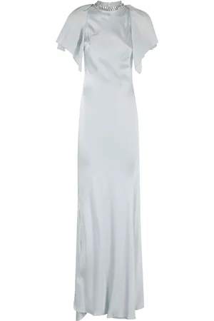 AMEN Satin maxi dress