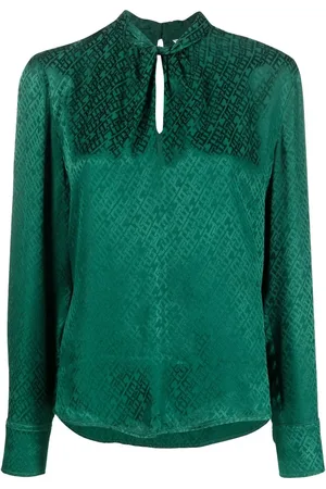 Tommy Hilfiger Monogram long-sleeve blouse