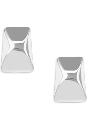ANINE BING Curved rectangle earrings