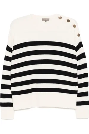N.PEAL Striped sweater