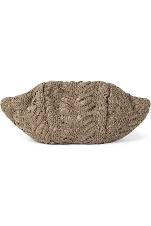 Brunello Cucinelli Crochet-panel cross body bag