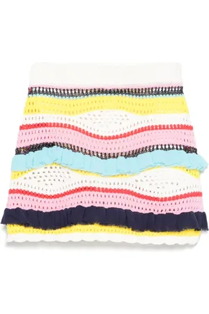 Msgm Crochet-knit skirt