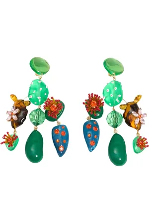Bimba y Lola Cactus-shaped earrings