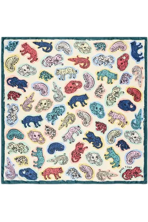 Bimba y Lola Jungle-print scarf