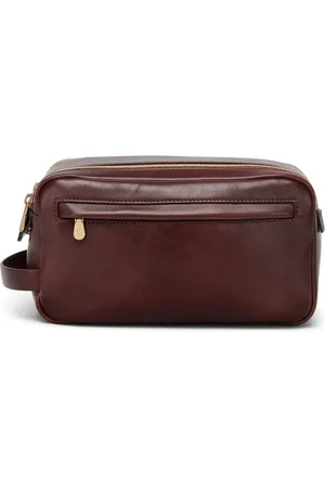 Brunello Cucinelli Double zip wash bag