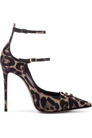 LE SILLA Morgana 120mm leopard-print pumps