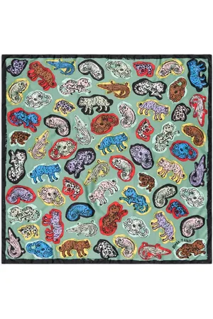 Bimba y Lola Jungle-print scarf