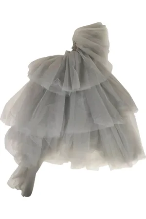 OFF-WHITE Tulle Raptor maxi dress